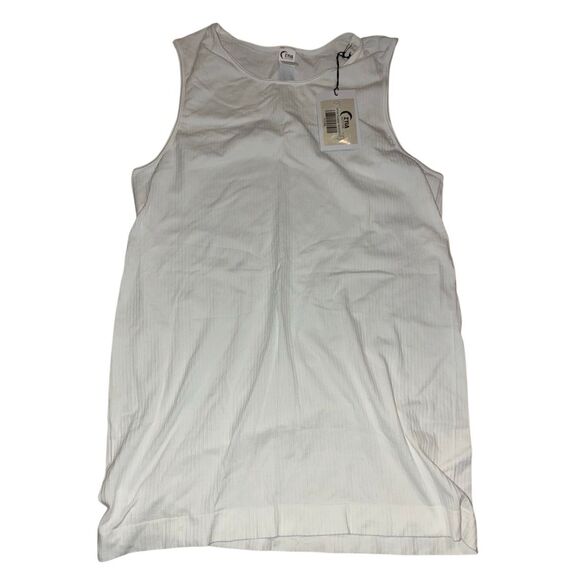 Zyia Active white parallel tank XXL NEW #746 - Picture 1 of 3